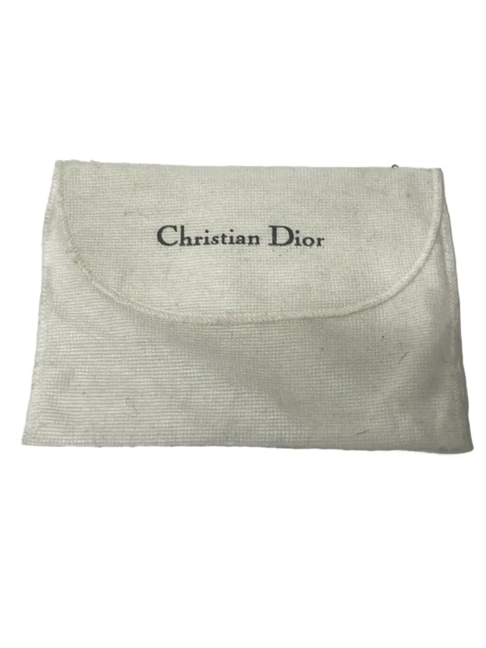 Dior Pouch Logo Glamsaddle Navy Blue Leather